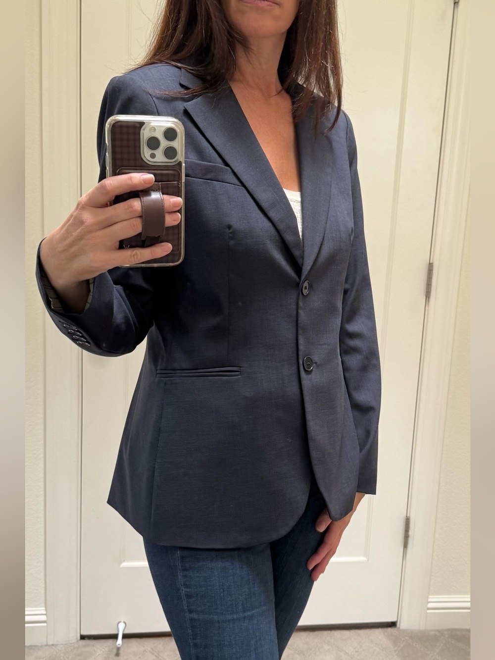 Classic Women's Navy Tailored Blazer